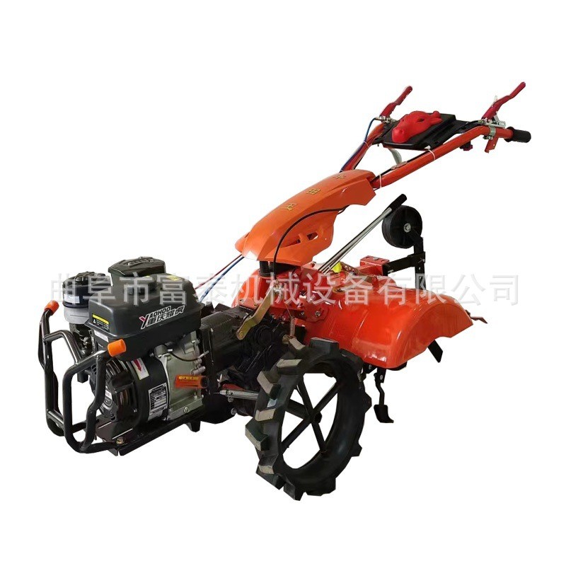 家用柴油款旋耕机 大马力水田旱田除草开沟机 汽油款四冲程微耕机图5