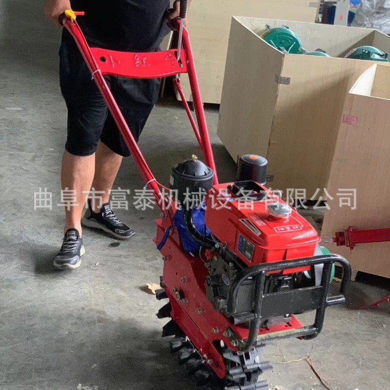多功能小型柴油款微耕机 新款汽油除草机 汽油翻土机犁地机图3