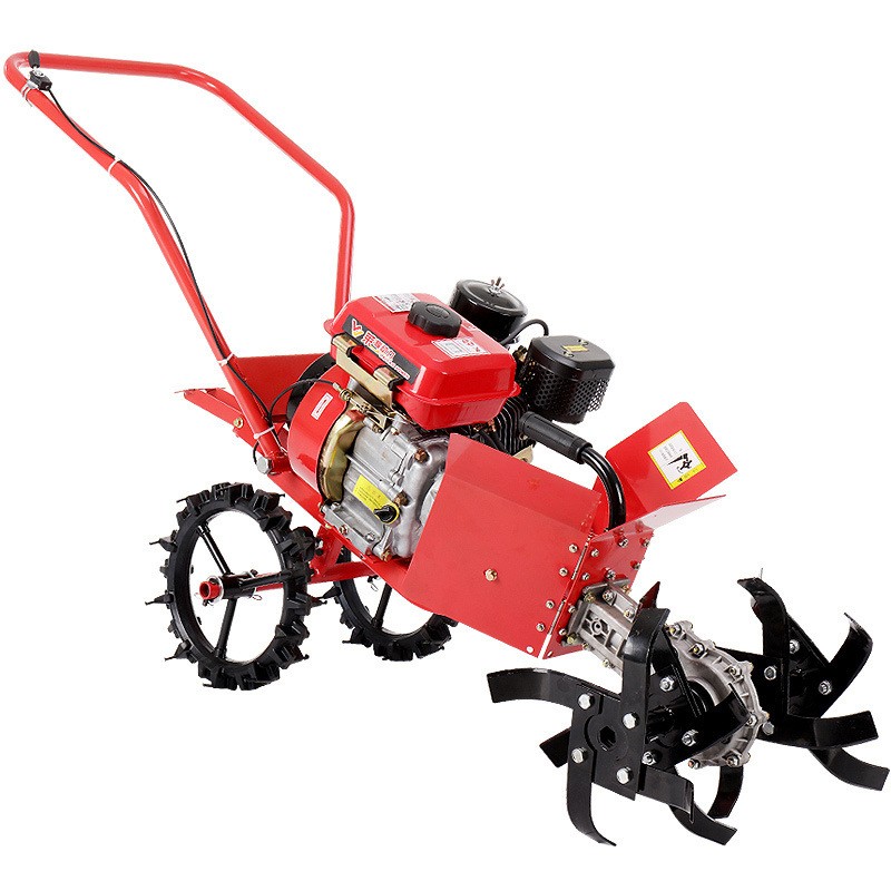 藤原耕地机四冲程汽油松土机翻地机大功率大棚锄草机翻土机微耕机图5