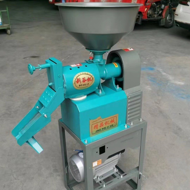 稻谷脱皮碾米机 粮食水稻脱皮碾米机 砂辊式五谷杂粮去皮 脱壳机图4