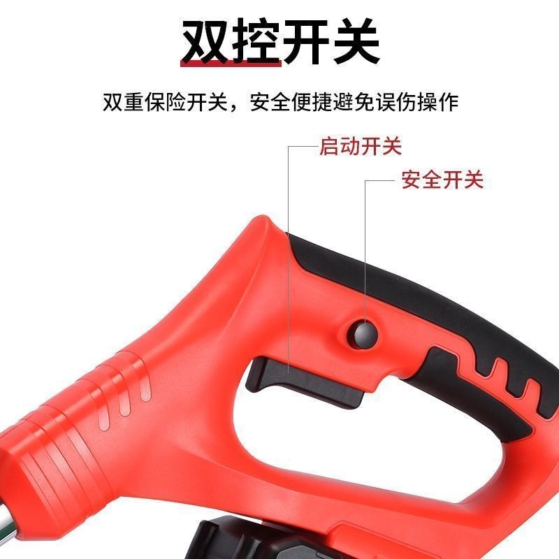 锂电打草机电动割草机多功能除草机小型家用草坪机充电式修剪神器图4