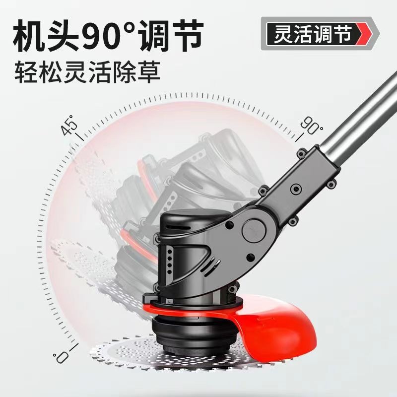 大功率电动割草机农用收割折叠除草机家用小型锂电机便携式无刷打图2