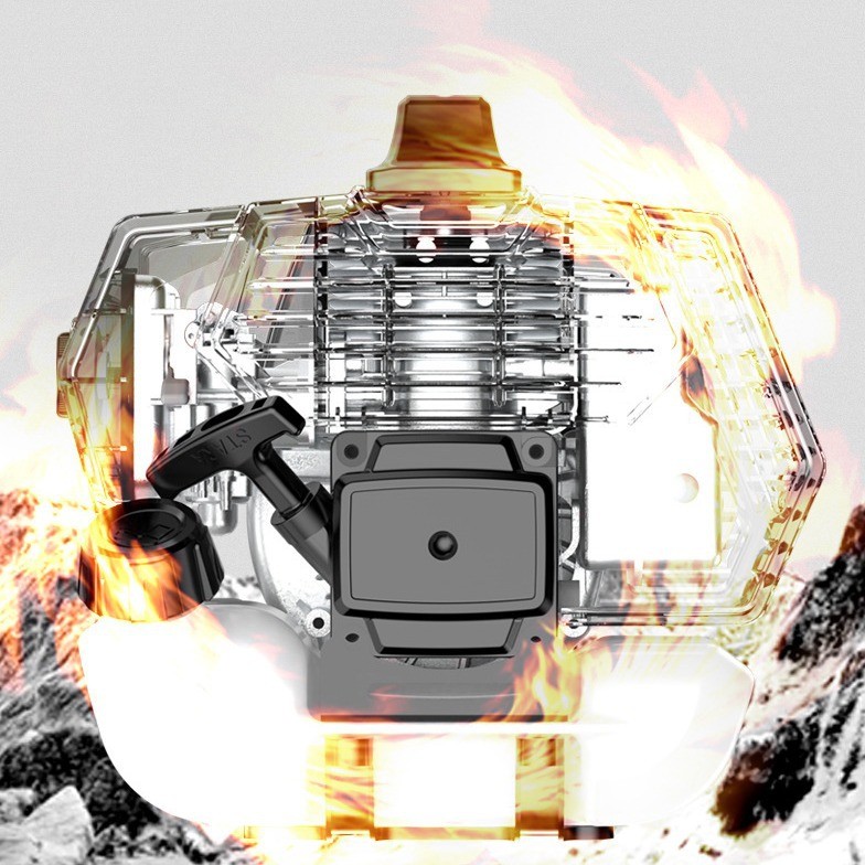 二冲程汽油大功率割草机多功能园林除草机侧挂式农用割灌机图4