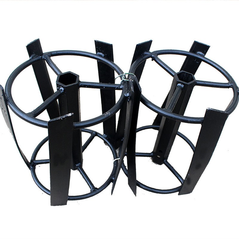 防缠草割草轮除草轮微耕机配套农机具除草轮锄草轮除草刀图3