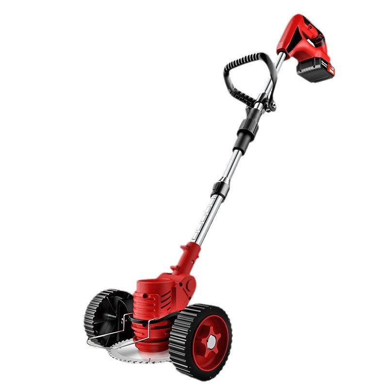 跨境专供多功能锂电割草机折叠款打草机户外便携无绳充电式除草机图5