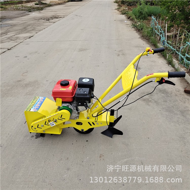 多功能汽油除草机 手推式锄草机 两驱松土开沟机图2