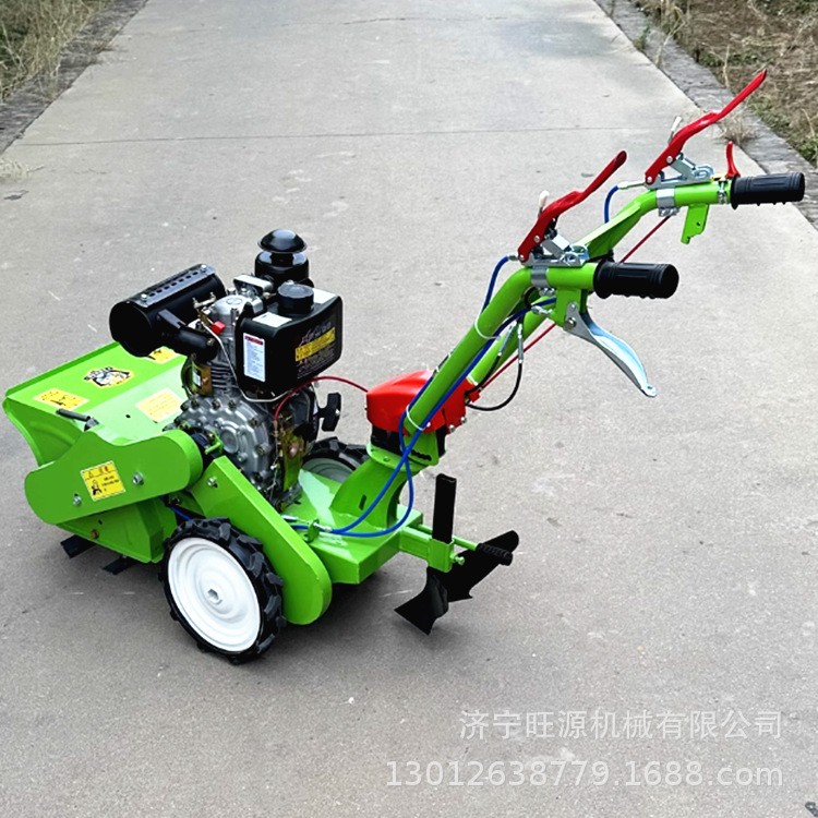 多功能汽油除草机 手推式锄草机 两驱松土开沟机图3