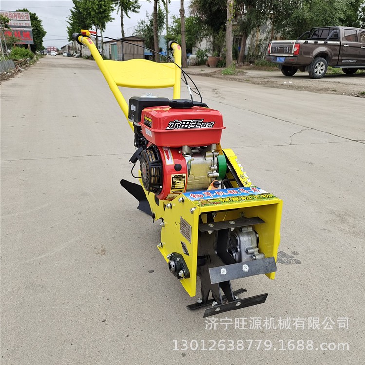 多功能汽油除草机 手推式锄草机 两驱松土开沟机图1