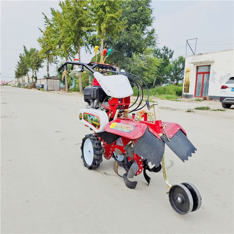 农用柴油电启动田园管理机 大葱开沟培土机 多功能果园大棚开沟机图3