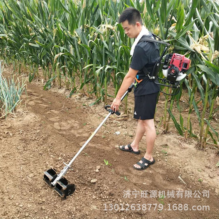 多功能四冲程除草机 开荒松土打草机 背负式苗圃松土机图3