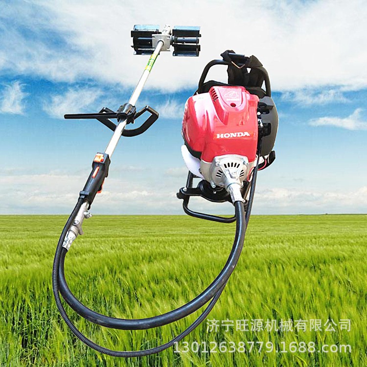 多功能四冲程除草机 开荒松土打草机 背负式苗圃松土机