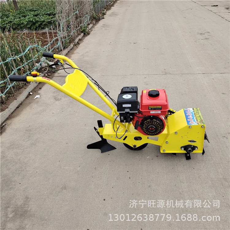 多功能汽油除草机 四冲程开沟松土机 手推式犁地翻土开沟机图2