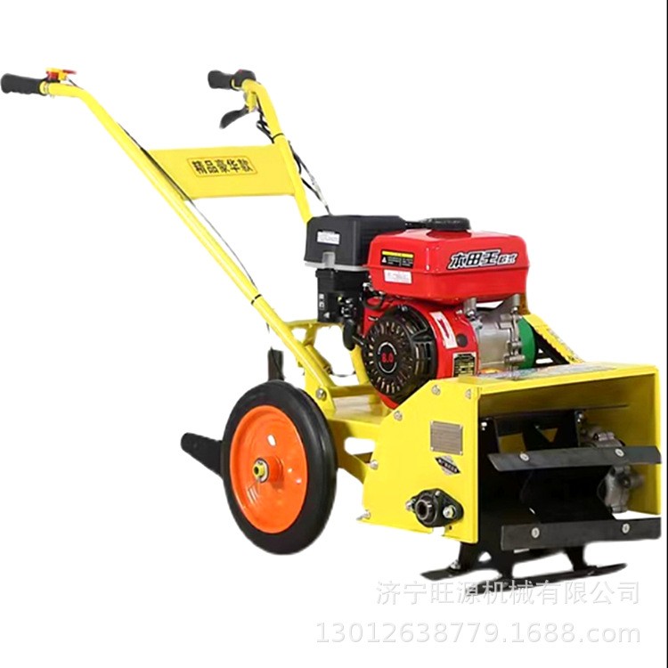 多功能汽油除草机 四冲程开沟松土机 手推式犁地翻土开沟机图5