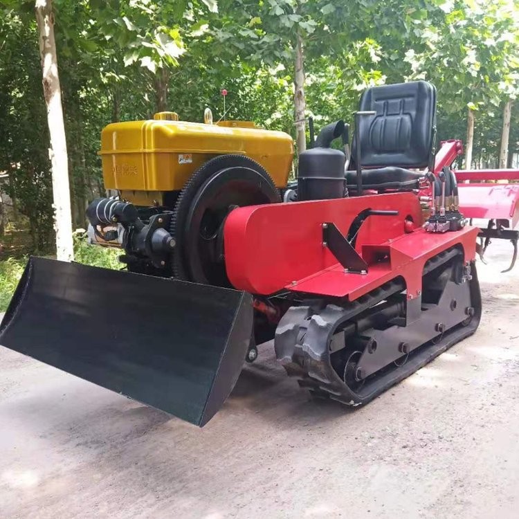 履带微耕机锄地神器 果园 柴油机家用多功能机器图2