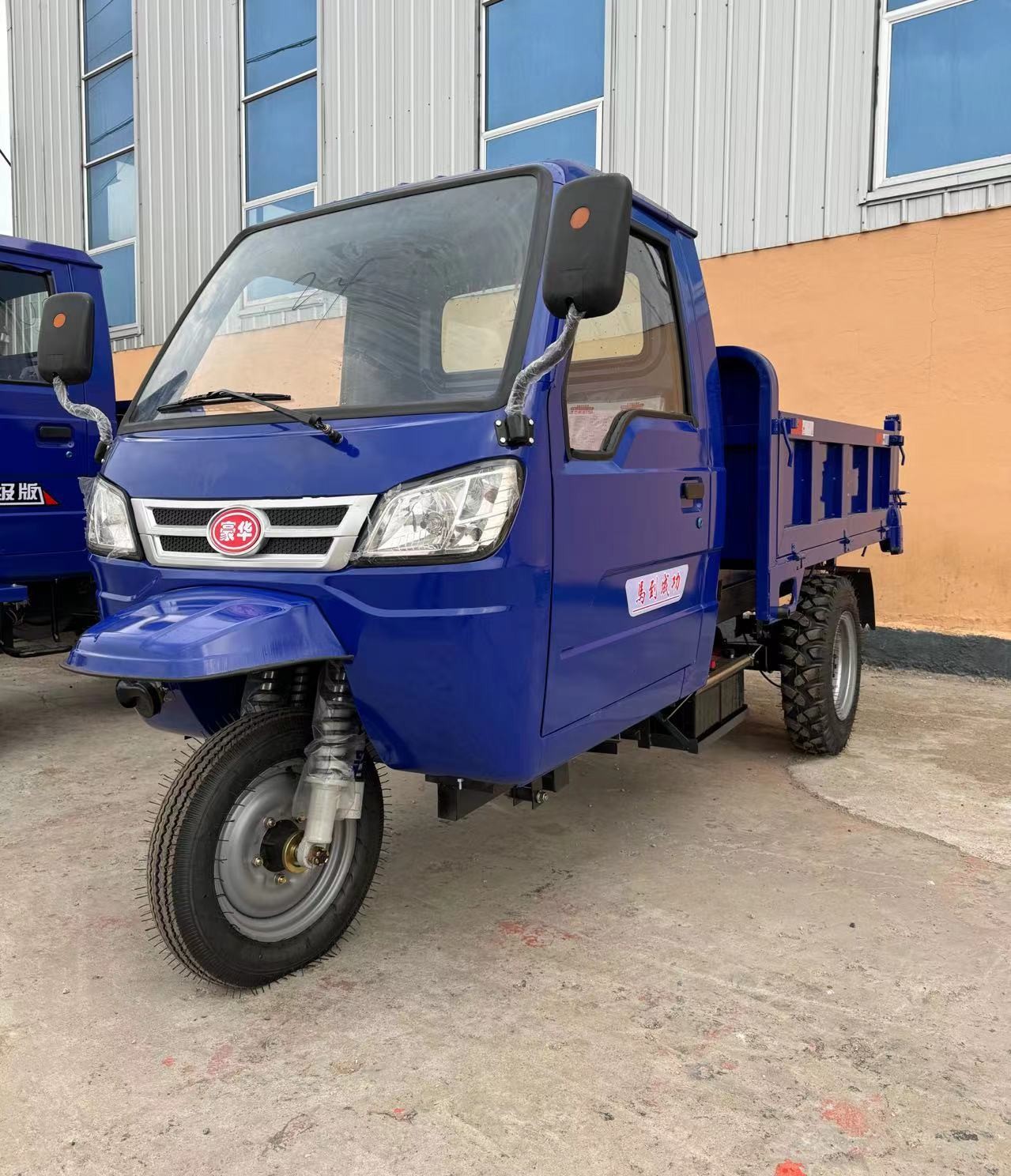 时风后桥 22马力建筑工地农用自卸翻斗车 工程柴油三轮车图5