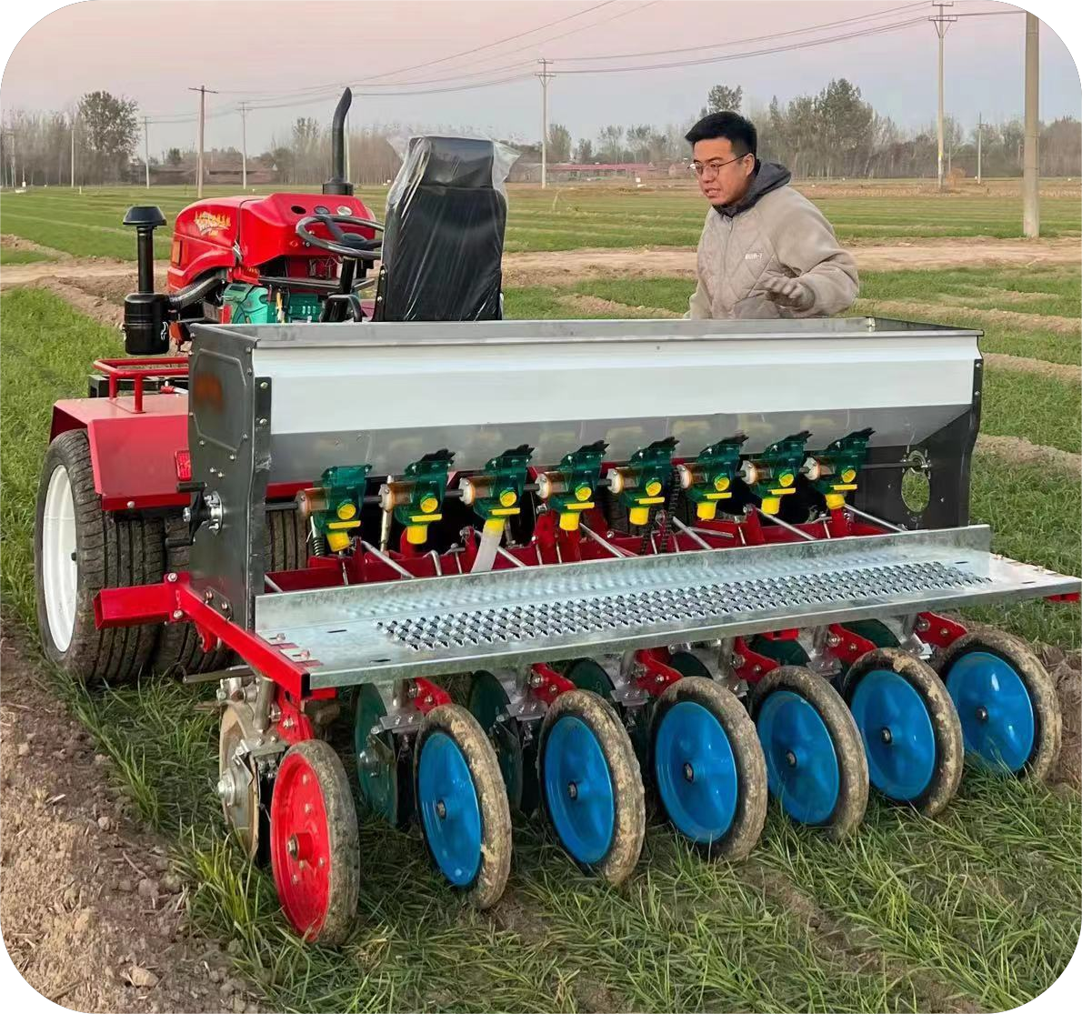 小麦施肥机、种地大户用小麦追肥机图5