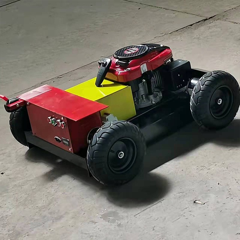 厂家油电混合割草机 公园草坪碎草机修剪机 家用小型遥控割草机图2