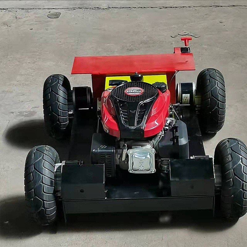 厂家油电混合割草机 公园草坪碎草机修剪机 家用小型遥控割草机图5