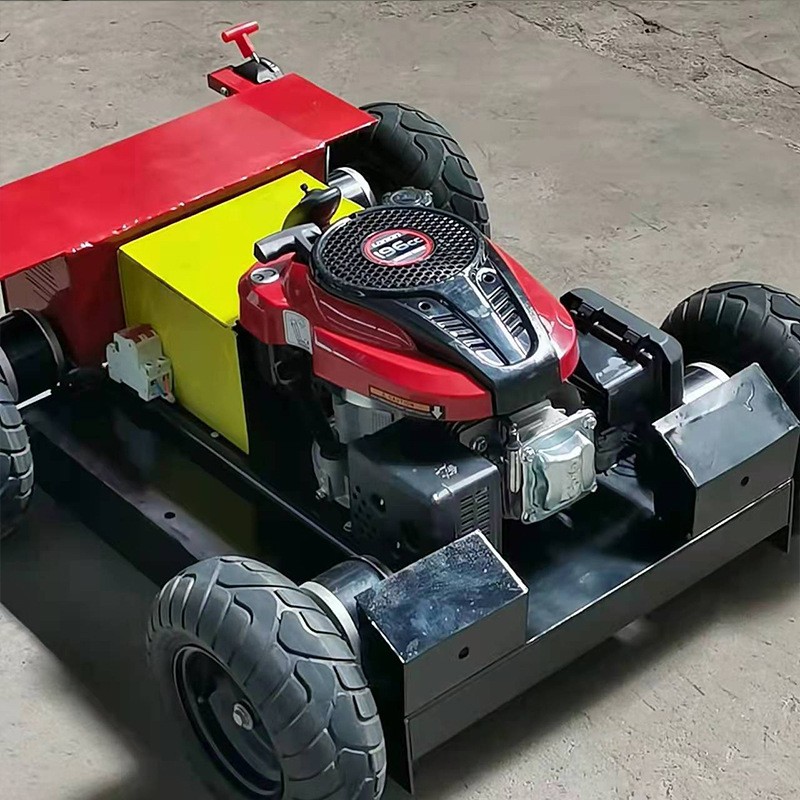 厂家油电混合割草机 公园草坪碎草机修剪机 家用小型遥控割草机图3