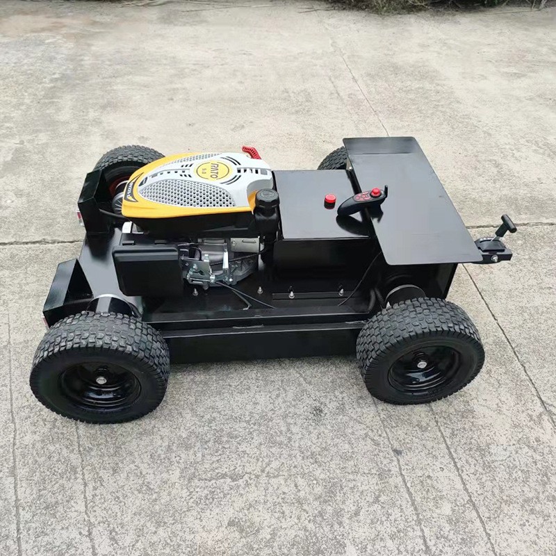 小型遥控智能轮式割草机球场草坪修剪机果园农场全地形割草车图3