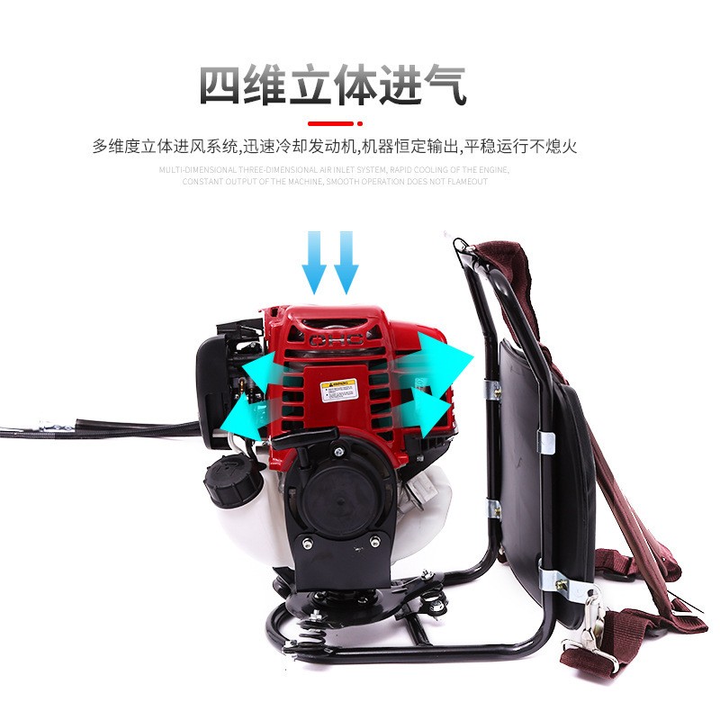 背负式割草机家用侧挂式打草机大功率多功能开荒锄草机定制批发图2