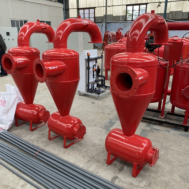 农用灌溉网式沙石离心过滤器 水肥一体化设备图2