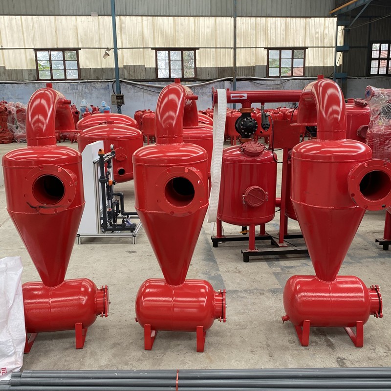 农用灌溉网式沙石离心过滤器 水肥一体化设备图5