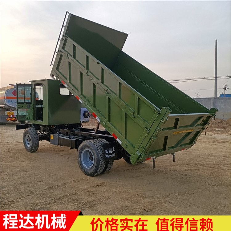 程达 崎岖道路爬坡王四驱农用车 拉毛竹六轮四缸拖拉机图5