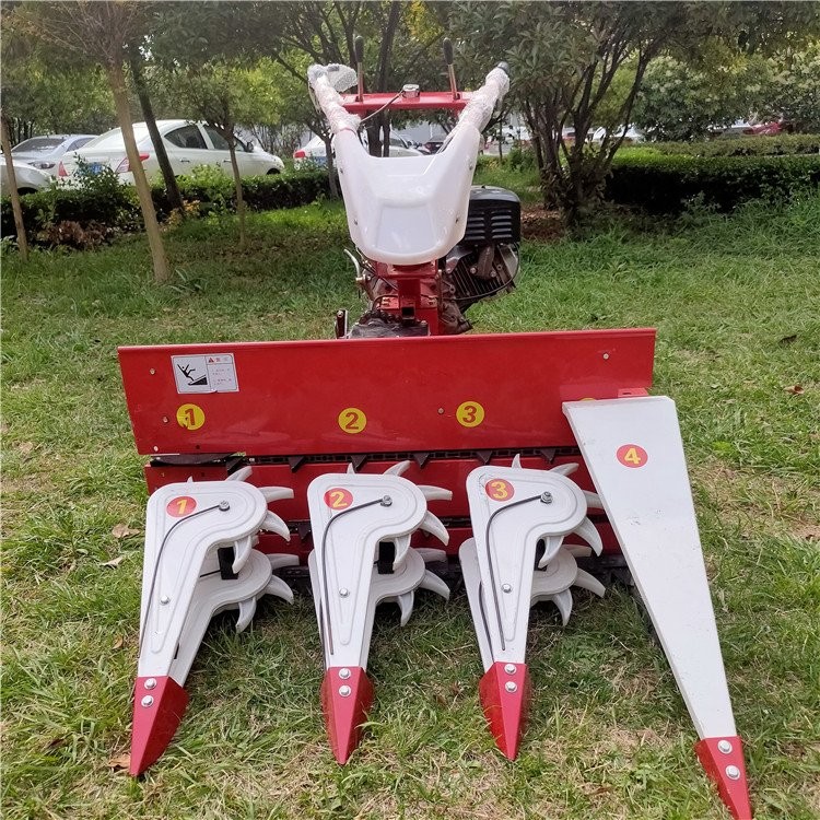 辣椒大豆割倒机 大马力手推式割晒机 诚誉玉米秸秆小麦收割机图5