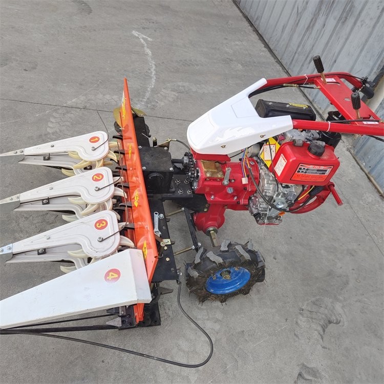 辣椒大豆割倒机 大马力手推式割晒机 诚誉玉米秸秆小麦收割机图4