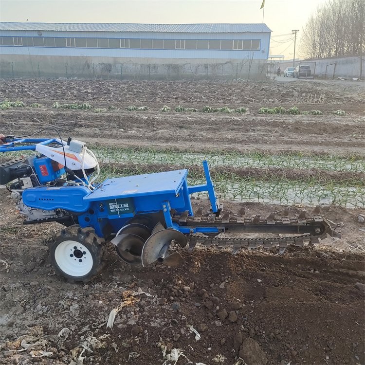 自来水管道链条式开沟机 诚誉 液压开槽机 种植山药挖槽机图3