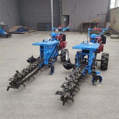 自来水管道链条式开沟机 诚誉 液压开槽机 种植山药挖槽机