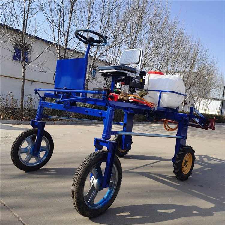 诚誉乘坐式四轮打药机 轮距可调喷药机 高架高杆喷雾机