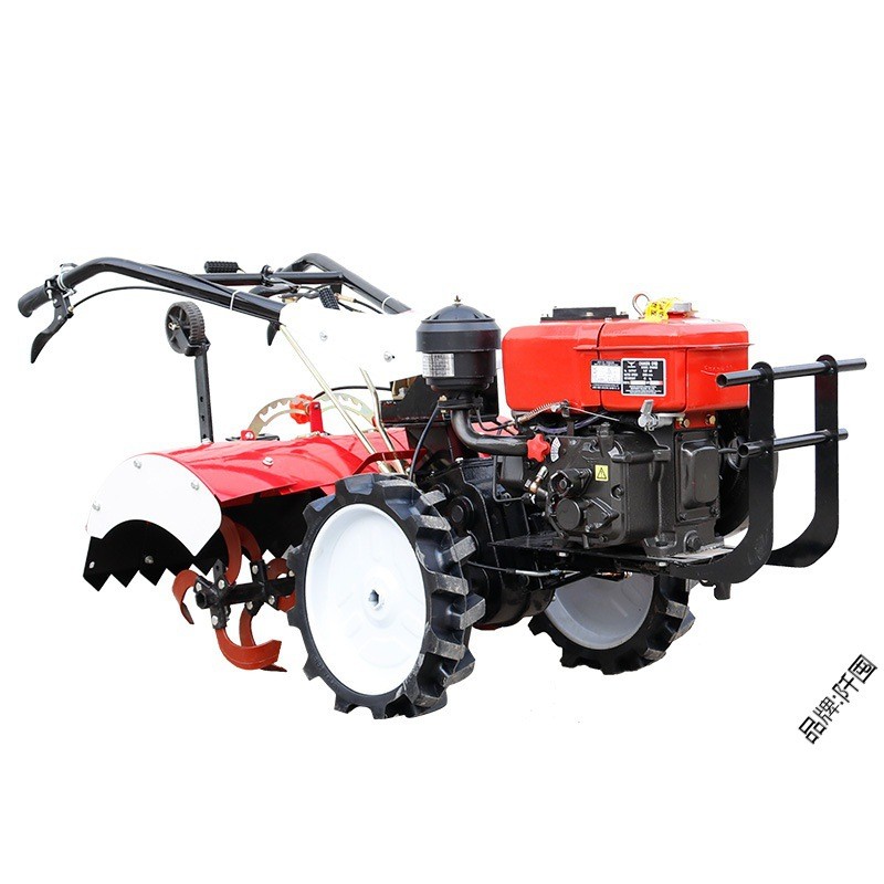 微耕机柴油农用小型四驱犁地耕地起垄耕田开沟翻土神器新式旋耕机图4