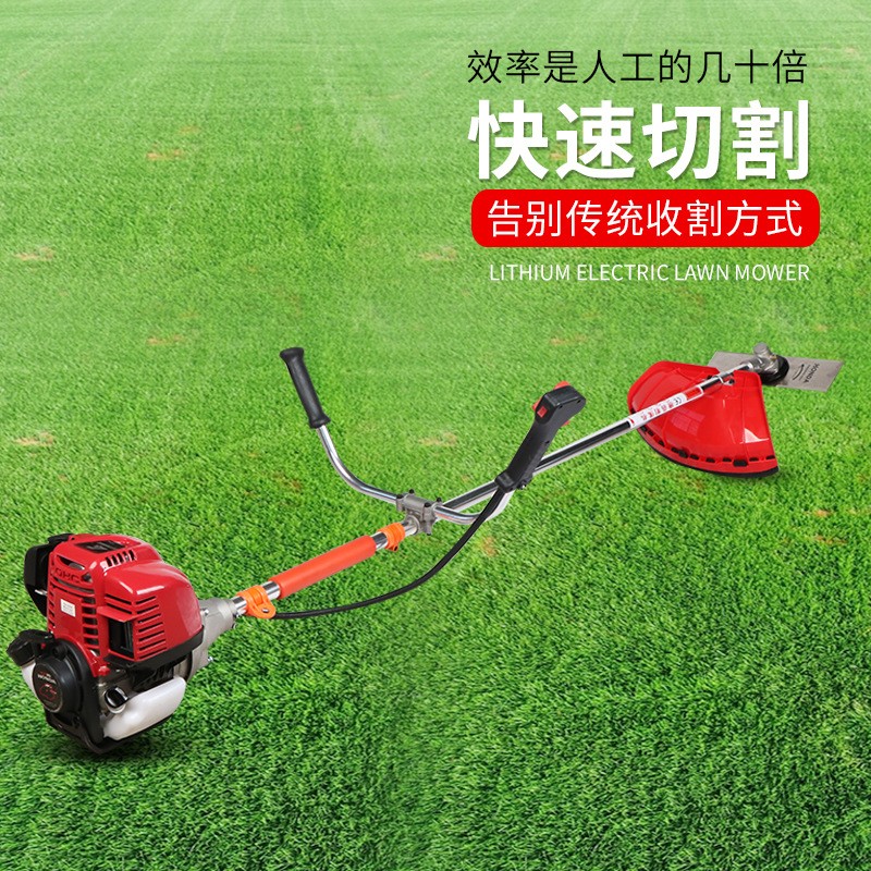 厂家批发4冲两冲程割灌机侧挂割草机打草机除草机小麦水稻收割机图2