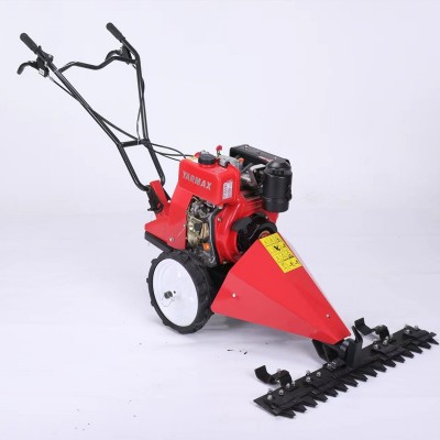 小型手推式汽油剪草机 柴油电启动割草机草坪修剪果园杂草除草机