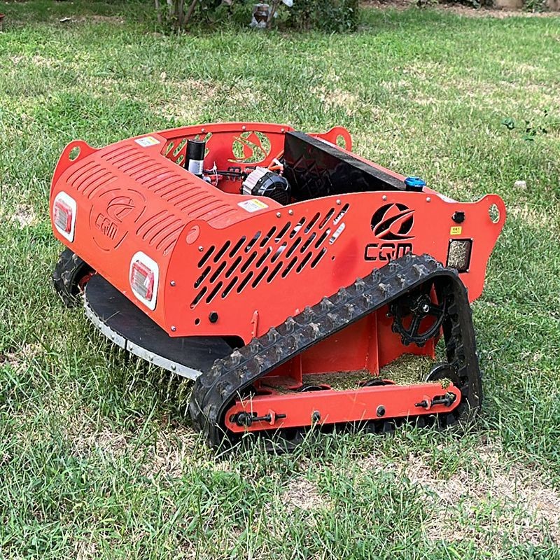 履带式遥控割草机 果园山坡草坪杂草修剪汽油电动剪草遥 控打草机图3