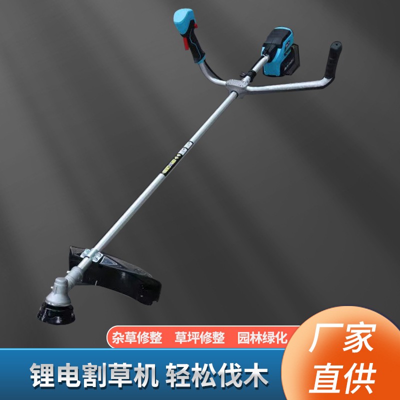 嘉航锂电割草机三档调速物业园林绿化省时省力割草机手持电动款图2