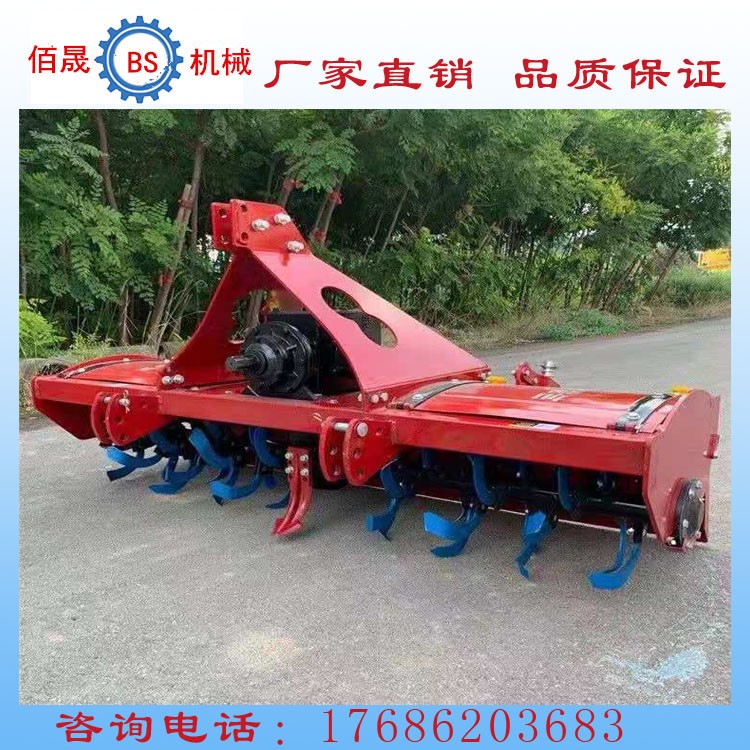 旋耕机 灭茬机 四轮拖拉机带加重型旋耕机 整地机图3