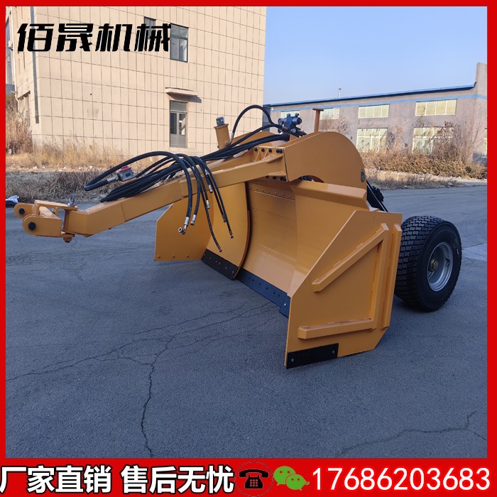 激光平地机 土地整平机 坡地推土机 可伸缩刮地机图4