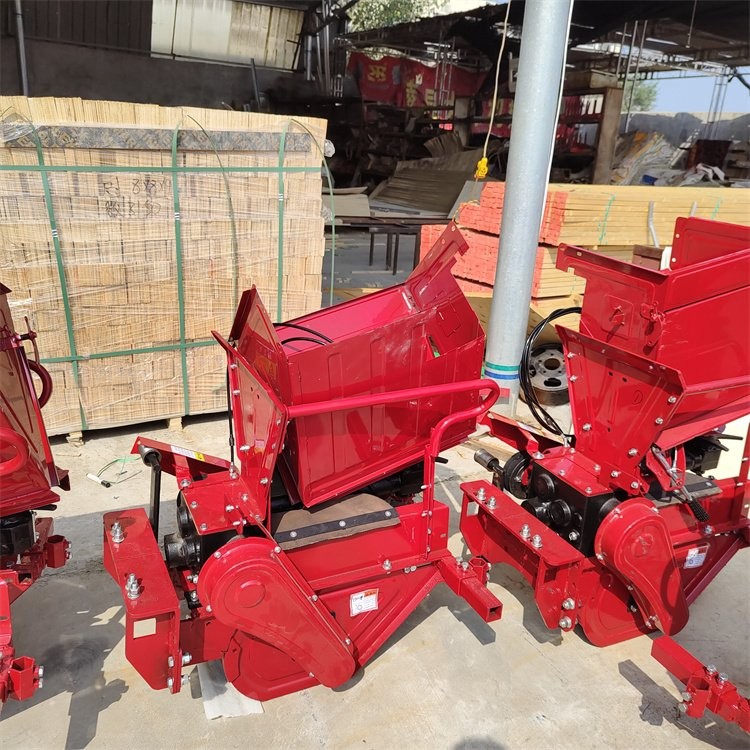 志勋 小型自走式收获机 山地单垄收苞米机 乘坐式电启动玉米收割机图3