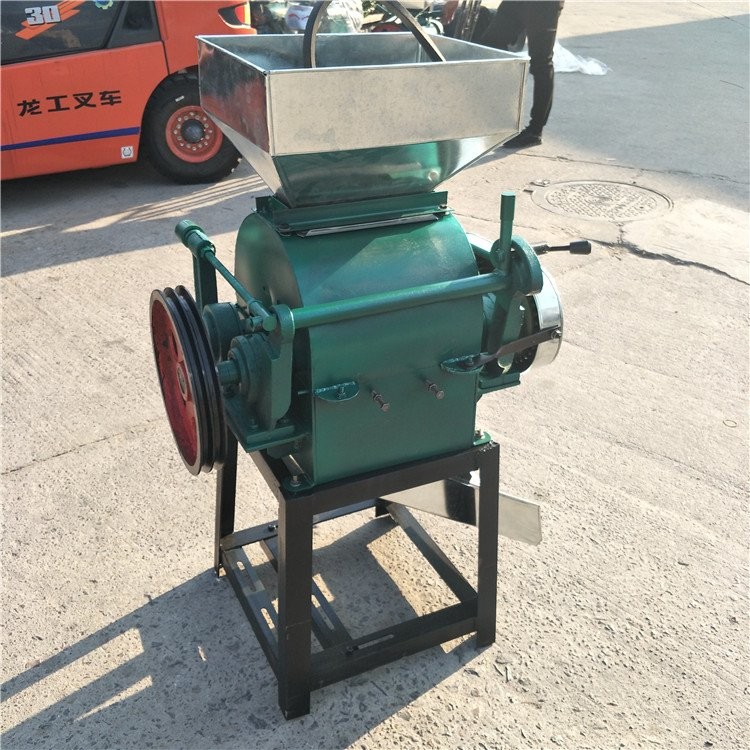 志勋 对辊式黄豆挤扁机 花椒籽药材破碎机 高粱玉米压片机图2