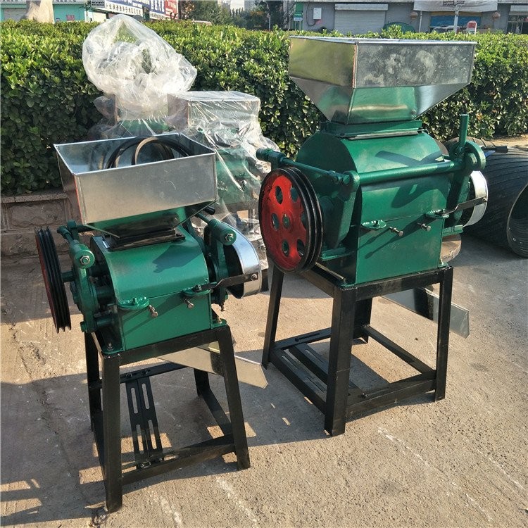 志勋 对辊式黄豆挤扁机 花椒籽药材破碎机 高粱玉米压片机图4