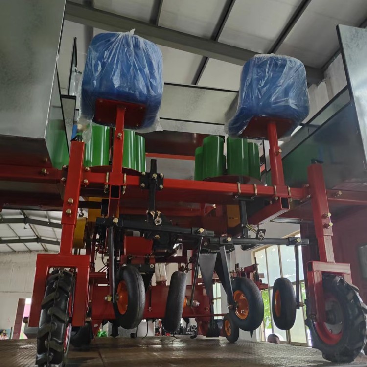 菠萝凤梨移栽机 两行栽苗机 结构紧凑合理 株距行距可调 森盈图2