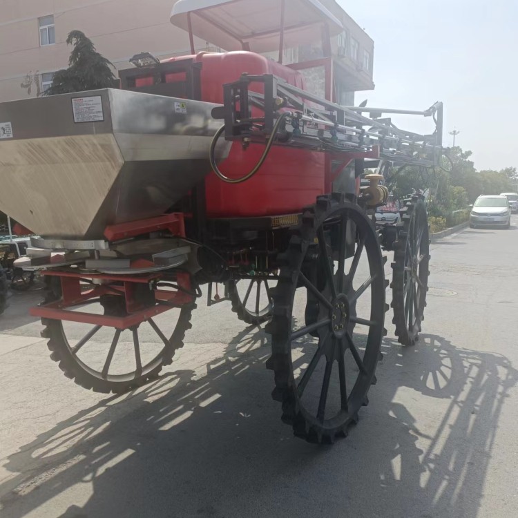 水田专用打药机 供应大型四轮打药车 液压喷杆打药 森盈农业装备图4
