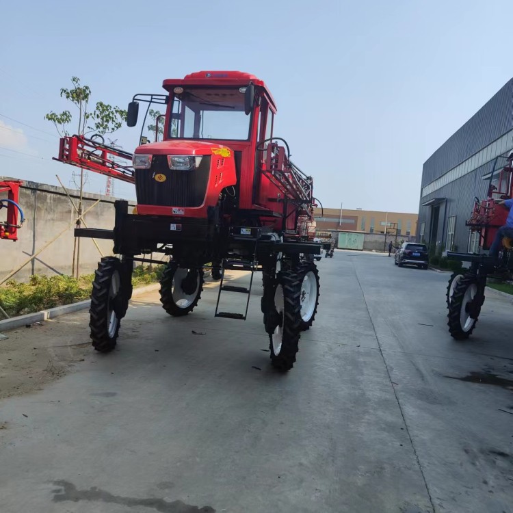 水田专用打药机 供应大型四轮打药车 液压喷杆打药 森盈农业装备图5