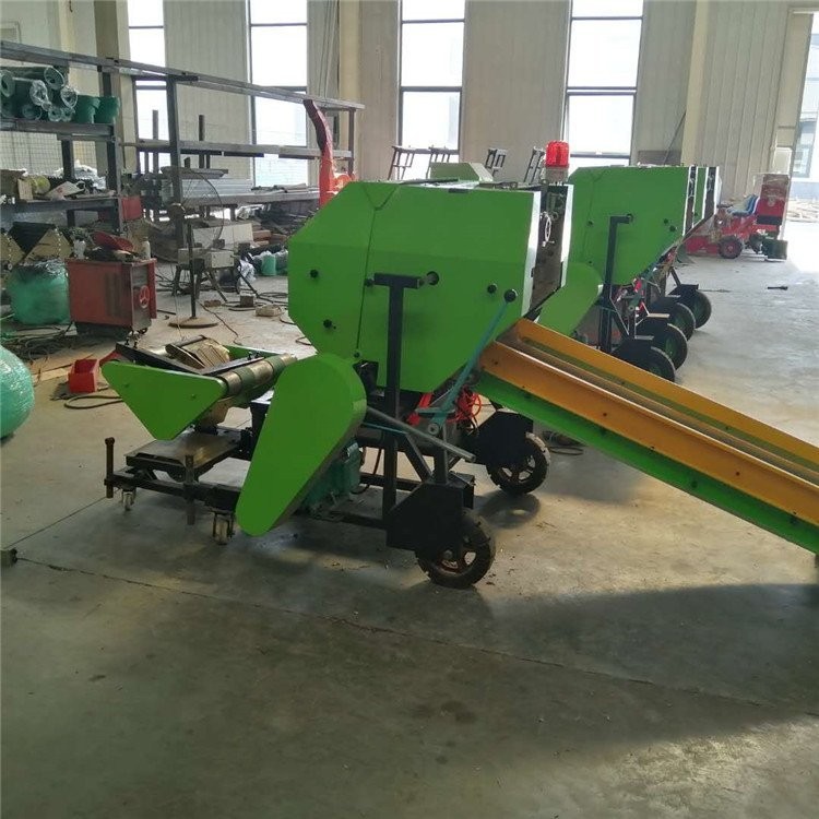秸秆青储打捆包膜机厂家 牛羊养殖青贮饲料打捆机干湿两用图2