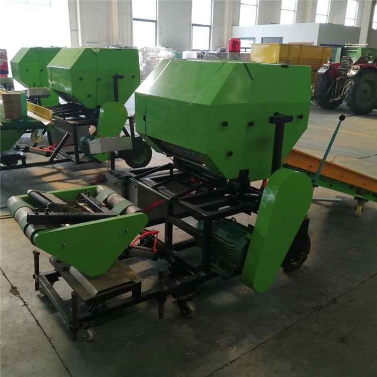 秸秆青储打捆包膜机厂家 牛羊养殖青贮饲料打捆机干湿两用图4