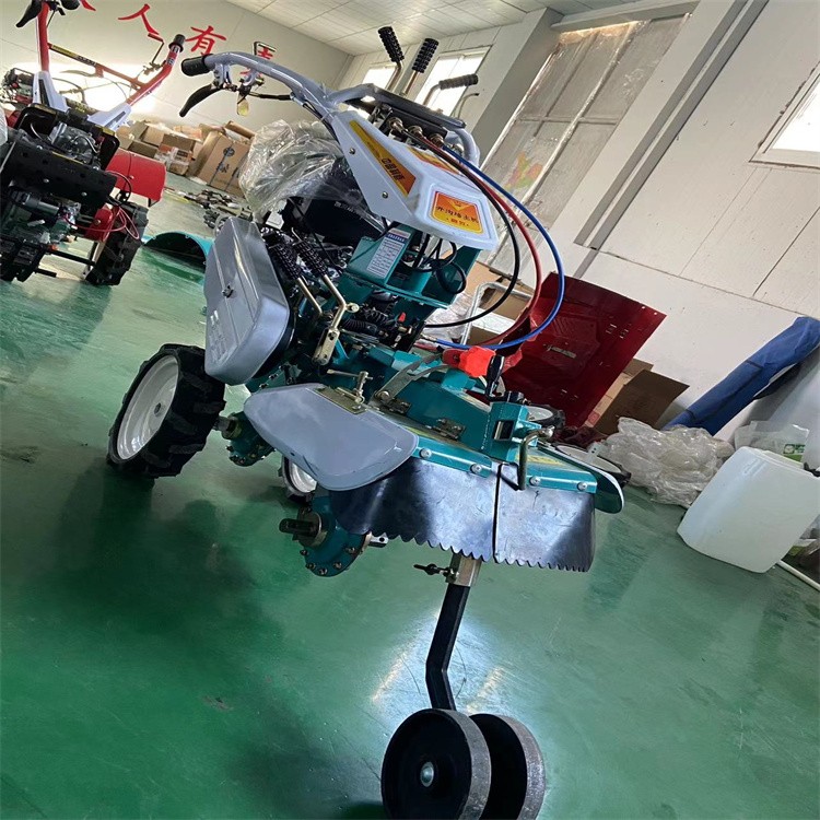 开沟培土机工作视频 丘陵地带多功能田园管理机 大姜种植起垄机图3