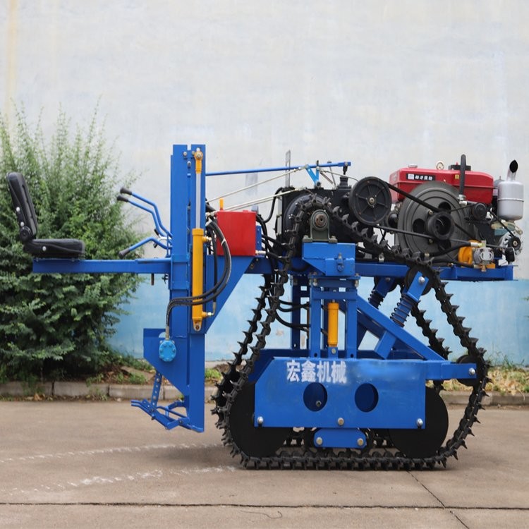 履带式液压大姜 大葱深度可调 多功能自走式收获机图5